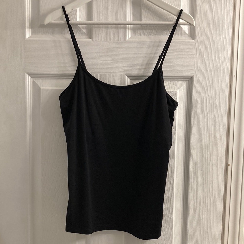 GUC WHBM Black Scoop Neck Cami-Size L